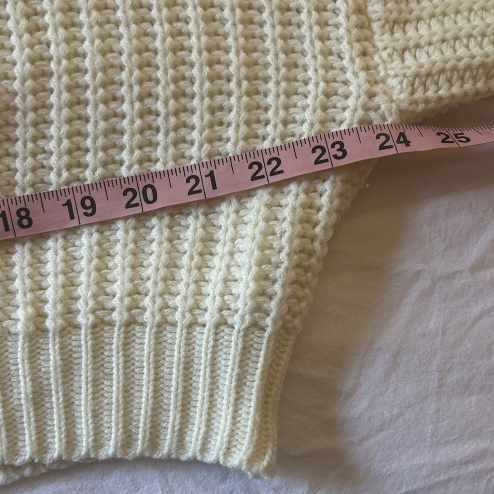 SHEIN Cream Knit Sweater - Picture 9 of 10